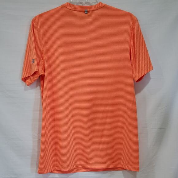 Russell Dri-Power 360 Orange Stripe Training Fit Short Sleeve Tee Small - Picture 12 of 12